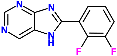 MC080141 8-(2,3-Difluorophenyl)-7H-purine